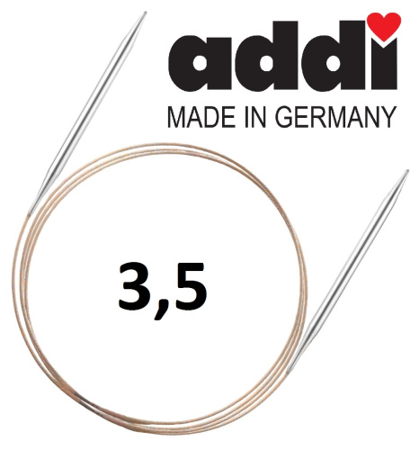 Спицы круговые супергладкие ADDI, 120 см