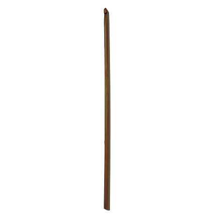 Крючок вязальный, бамбуковый, 15 см
