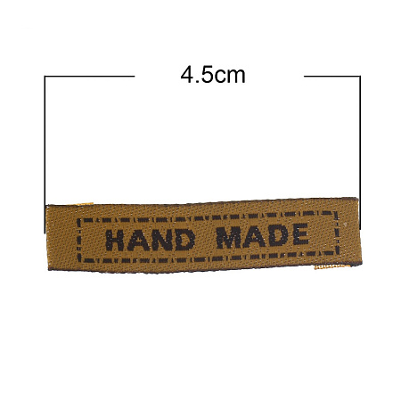 Этикетки для одежды Пришивные маленькие HAND MADE