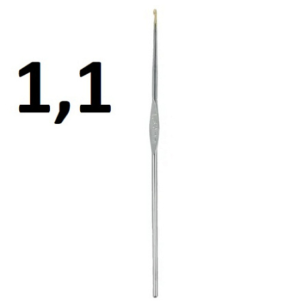Крючок вязальный нержавеющая сталь, 13,5 см